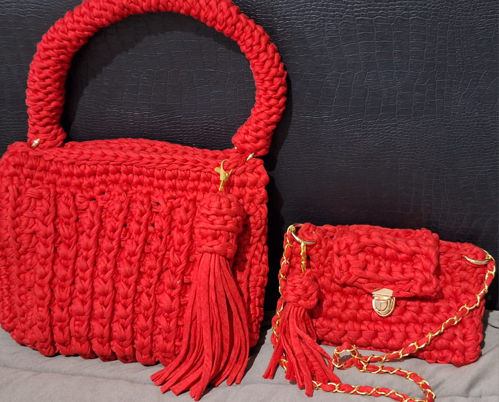 Kit Vermelhas com Franjas